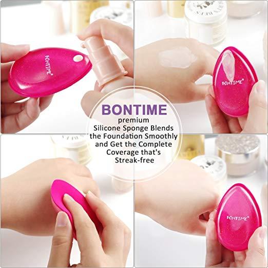 gourd shape silicone puff 