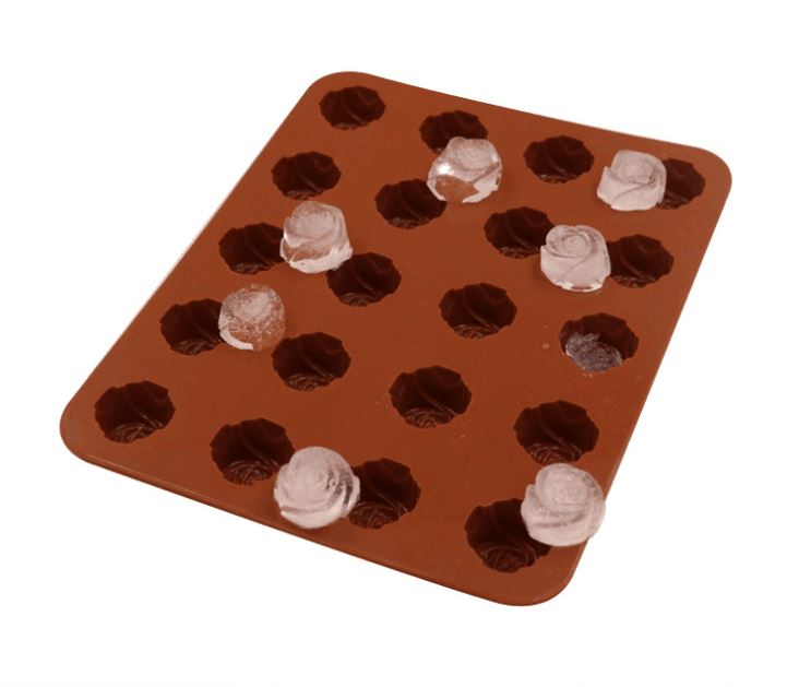 Rose Silicone Ice Cube Trays Rose Silicone Ice Cube Trays