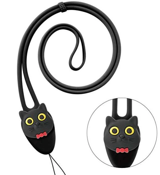 Elastic Silicone Neck Lanyard Anti-Lost Long Strap Necklace