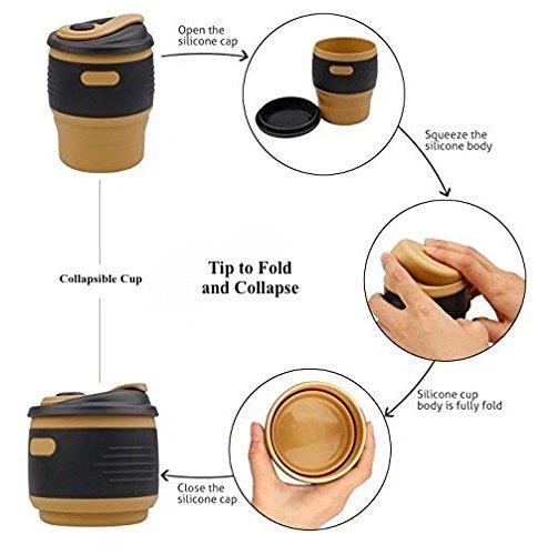 Collapsible Silicone Yerba Mate Tea Cup