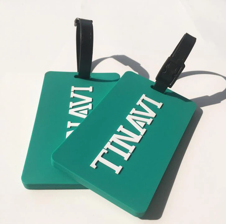 تخلیقی ہوائی جہاز سلیکون سامان ٹیگز سفر ربڑ سامان ٹیگ۔