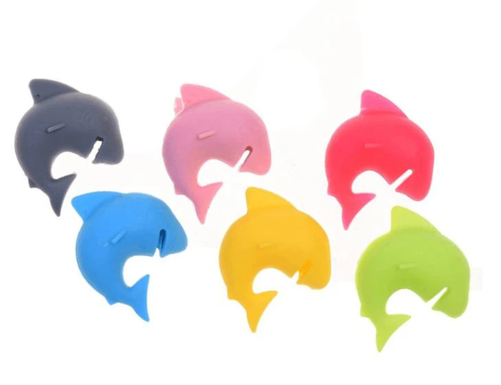 اپنی مرضی کے مطابق 3d دلکش نرم سلیکون وائن ڈرنک گلاس مارکر وائن چارمز