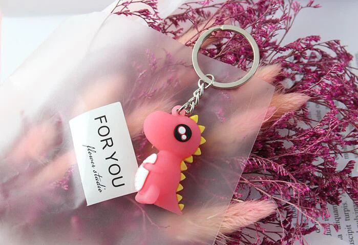 Custom Design Animal Shaped Silicone Rubber Cartoon 3d Keychain