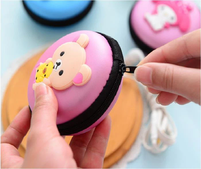 Mini Coin Bag Headphone Box Silicone Coin Purse