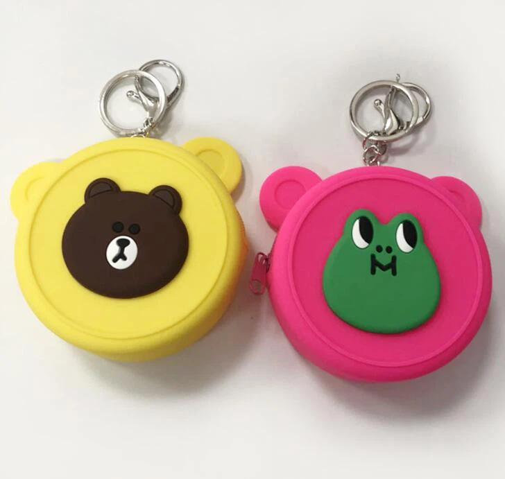 Mini Pouch Purse Bag Silicone Coin Wallet