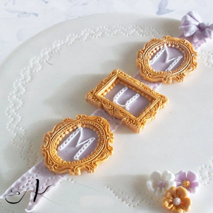 Silicone Fondant Mold Sugar Paste Baking Mould Cake Decor