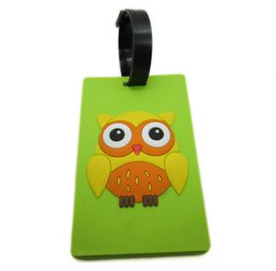 2D Pvc سافٹ ربڑ ٹریول گڈز سکول بیگ بورڈنگ پاس