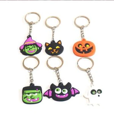 ہالووین فگر پیویسی ربڑ کیچین۔