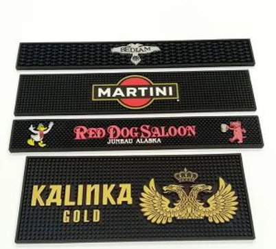 پیویسی بار چٹائی 60 X 8.3cm کاؤنٹر بار میٹ۔