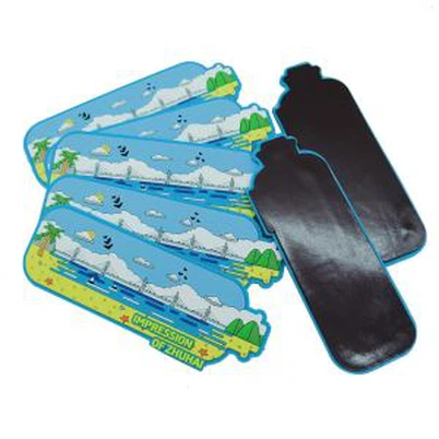 سیاحوں کی توجہ کے لیے یادگار پیویسی ریفریجریٹر اسٹیکرز۔