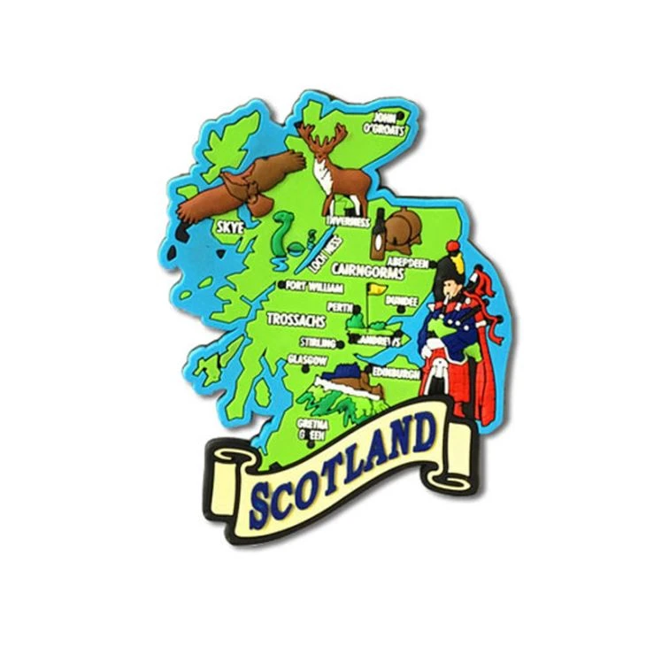 Souvenir PVC Refrigerator Stickers For Tourist Attractions