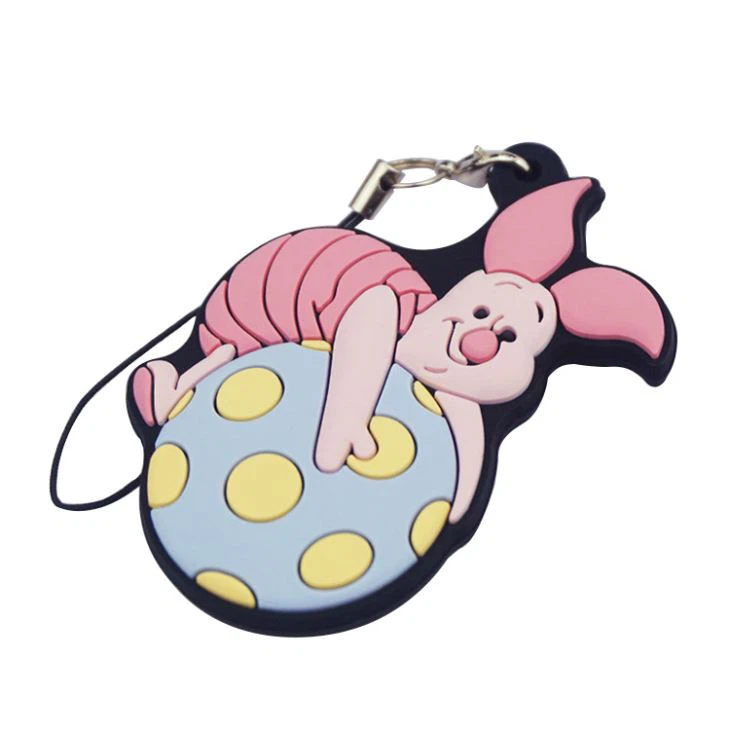 3D Fancy Cartoon Soft Pvc Double Side Keychains For Promotion Gift