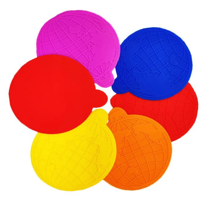 نئے سلیکون نان پرچی کوسٹرز سلیکون چٹائی ڈرنک کوسٹرز۔