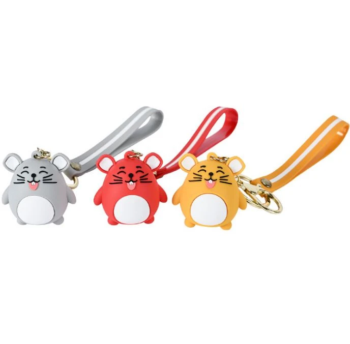 Soft Pvc Cartoon Doll 3D Keychain Pendant Silicone Key Ring