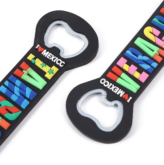 3D PVC Beer Bottle Opener With Logo